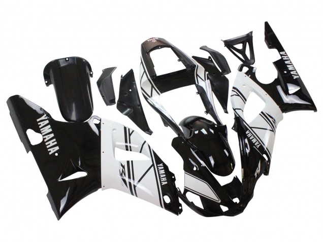 Purchase 2000-2001 White Black Yamaha YZF 1000 R1 Motorcycle Fairings UK