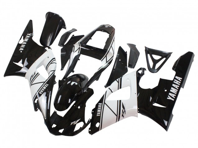 Purchase 2000-2001 White Black Yamaha YZF 1000 R1 Motorcycle Fairings UK