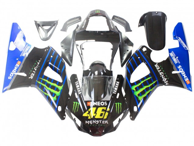 Purchase 2000-2001 Blue Black Green Monster Yamalube ENEOS 46 Yamaha YZF 1000 R1 Motorcycle Fairings UK