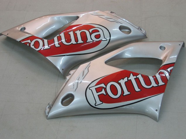 Purchase 2000-2001 Silver Red Fortuna Motul Yamaha YZF 1000 R1 Motorcycle Fairings UK