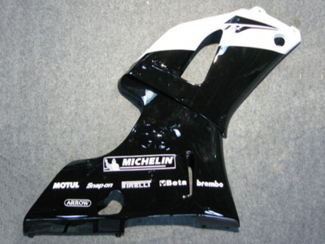 Purchase 2000-2001 Glossy Black White Michelin Yamaha YZF 1000 R1 Motorcycle Fairings UK