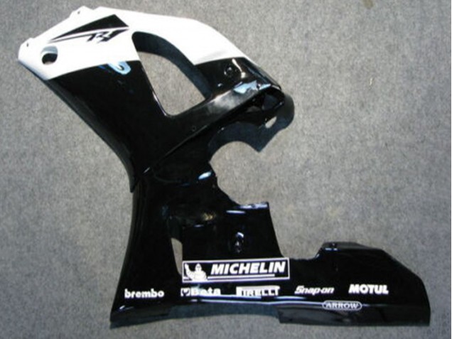 Purchase 2000-2001 Glossy Black White Michelin Yamaha YZF 1000 R1 Motorcycle Fairings UK