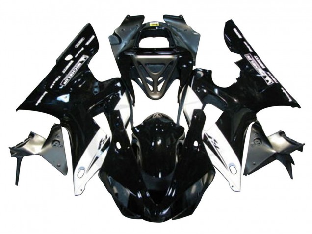 Purchase 2000-2001 Glossy Black White Michelin Yamaha YZF 1000 R1 Motorcycle Fairings UK