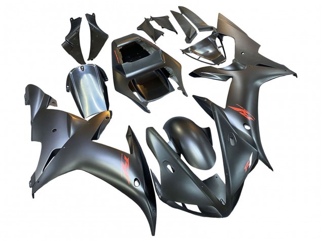 Purchase 2002-2003 Matte Black Red Yamaha YZF 1000 R1 Motorcycle Fairings UK