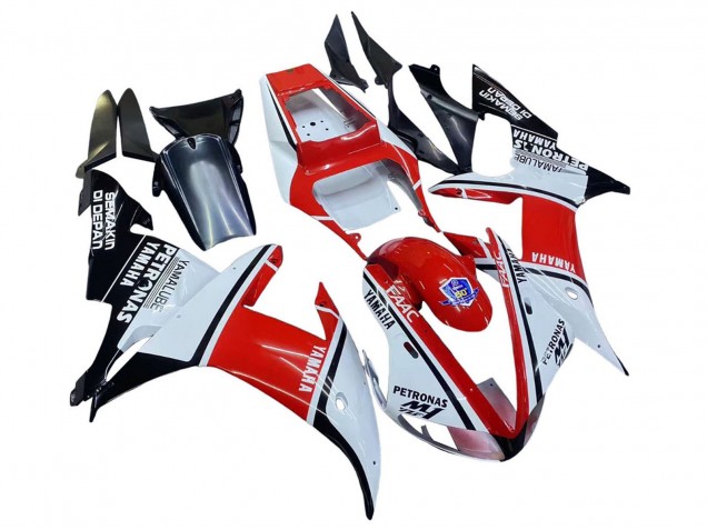 Purchase 2002-2003 White Red Black Petronas Yamaha YZF 1000 R1 Motorcycle Fairings UK