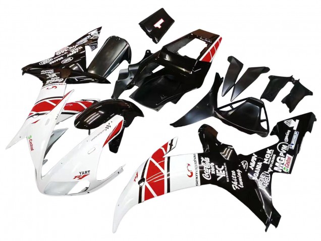 Purchase 2002-2003 White Red Black Castrol Yamaha YZF 1000 R1 Motorcycle Fairings UK