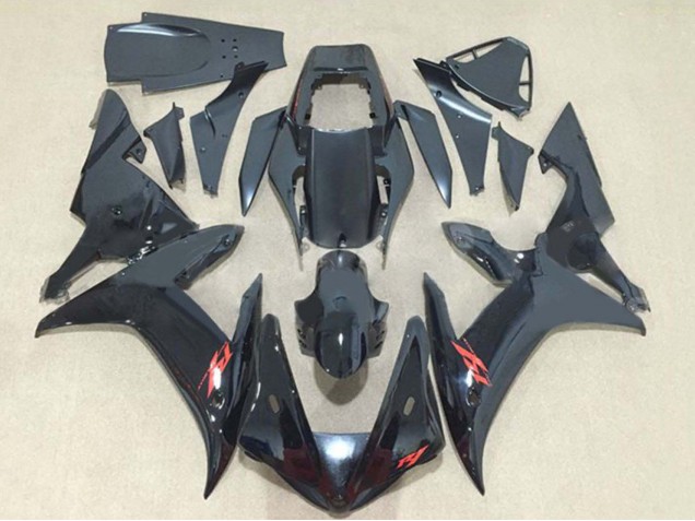 Purchase 2002-2003 Glossy Black Red Yamaha YZF 1000 R1 Motorcycle Fairings UK