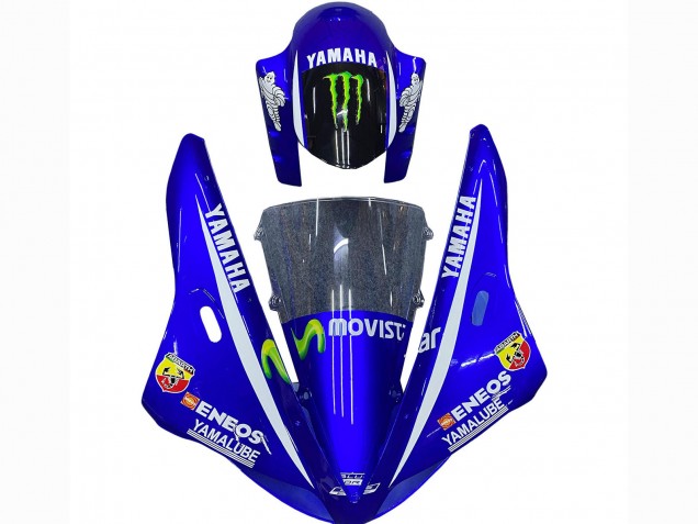 Purchase 2002-2003 Blue Black Green MoviStar ENEOS Monster Yamaha YZF 1000 R1 Motorcycle Fairings UK