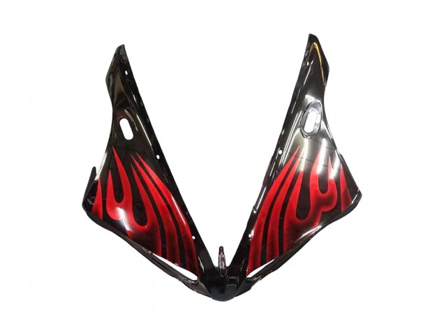 Purchase 2004-2006 Glossy Black Red Flame Yamaha YZF 1000 R1 Motorcycle Fairings UK
