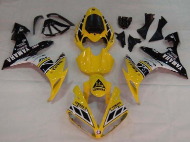 Purchase 2004-2006 Yellow White Glossy Black Yamaha YZF 1000 R1 Motorcycle Fairings UK