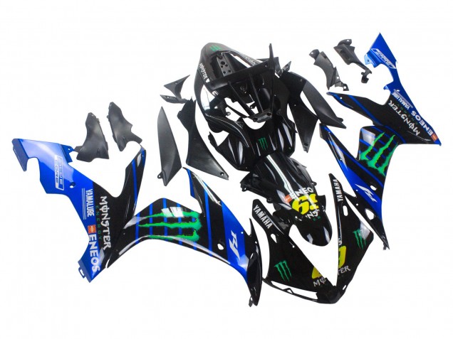 Purchase 2004-2006 Blue Black Yellow Green Monster Yamalube ENEOS 69 Yamaha YZF 1000 R1 Motorcycle Fairings UK