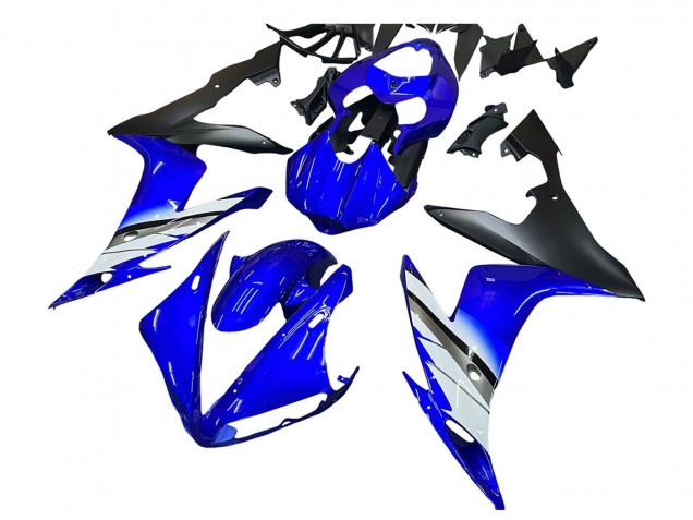 Purchase 2004-2006 Blue White Matte Black Yamaha YZF 1000 R1 Motorcycle Fairings UK