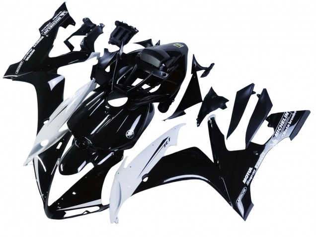 Purchase 2004-2006 Glossy Black White Motul Yamaha YZF 1000 R1 Motorcycle Fairings UK