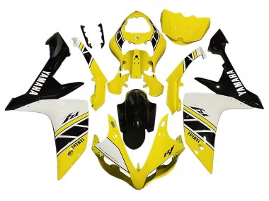 Purchase 2007-2008 Yellow White Black Yamaha YZF 1000 R1 Motorcycle Fairing UK