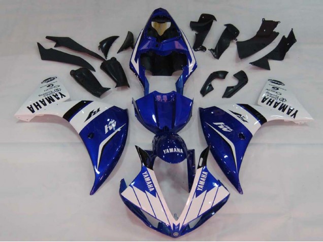 Purchase 2009-2011 White Blue Black M1 Yamaha YZF 1000 R1 Motorcycle Fairings UK