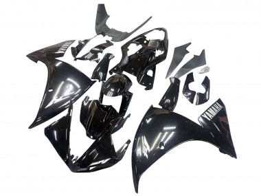 Purchase 2009-2011 Glossy Black White Decal Yamaha YZF 1000 R1 Motorcycle Fairings UK