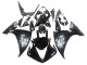 Purchase 2009-2011 Glossy Black White Decal Yamaha YZF 1000 R1 Motorcycle Fairings UK