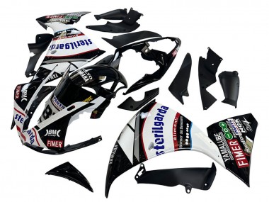 Purchase 2009-2011 Glossy Black White Red Volvo Fimer Yamalube 87 Yamaha YZF 1000 R1 Motorcycle Fairings UK
