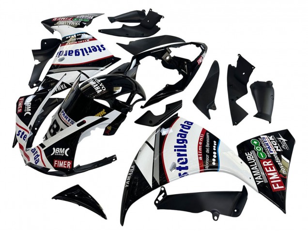 Purchase 2009-2011 Glossy Black White Red Volvo Fimer Yamalube 87 Yamaha YZF 1000 R1 Motorcycle Fairings UK