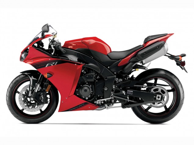 Purchase 2012-2014 Red Glossy Black Yamaha YZF 1000 R1 Motorcycle Fairing UK