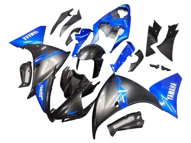 Purchase 2012-2014 Blue Glossy Black Yamaha YZF 1000 R1 Motorcycle Fairings UK