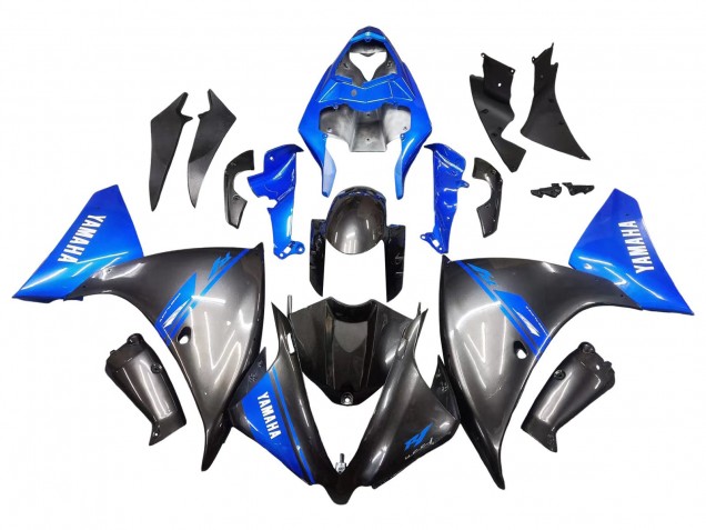 Purchase 2012-2014 Blue Glossy Black Yamaha YZF 1000 R1 Motorcycle Fairings UK