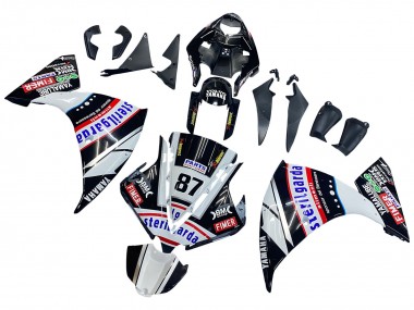 Purchase 2012-2014 Glossy Black White Red Fimer Yamalube Sterilgarda 87 Yamaha YZF 1000 R1 Motorcycle Fairings UK