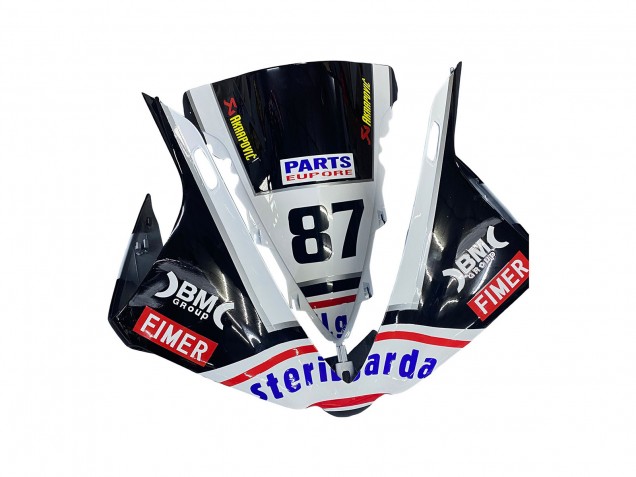 Purchase 2012-2014 Glossy Black White Red Fimer Yamalube Sterilgarda 87 Yamaha YZF 1000 R1 Motorcycle Fairings UK
