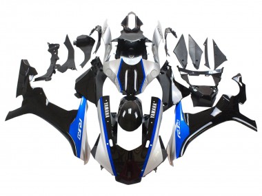 Purchase 2015-2019 Silver Blue Glossy Black Yamaha YZF 1000 R1 Motorcycle Fairings UK