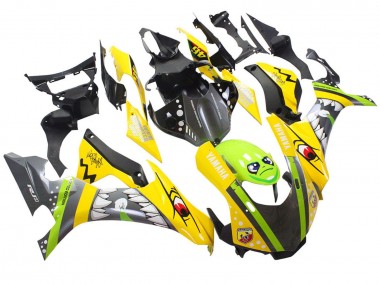 Purchase 2015-2019 Yellow Green Shark Yamaha YZF 1000 R1 Motorcycle Fairings UK