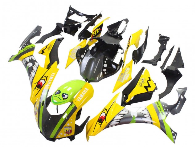Purchase 2015-2019 Yellow Green Shark Yamaha YZF 1000 R1 Motorcycle Fairings UK