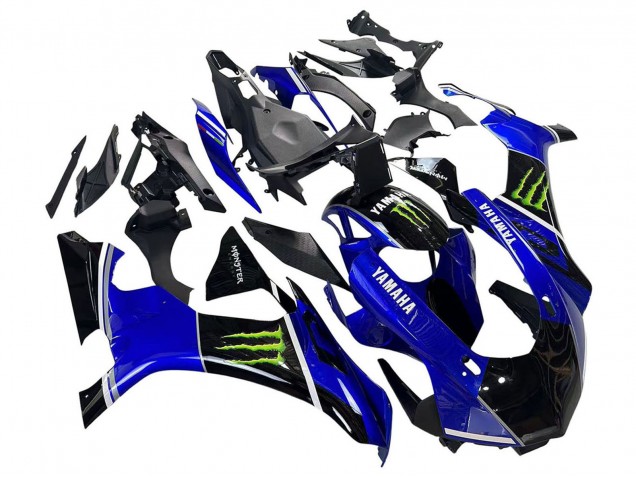 Purchase 2015-2019 Blue Glossy Black Green Monster Yamaha YZF 1000 R1 Motorcycle Fairings UK