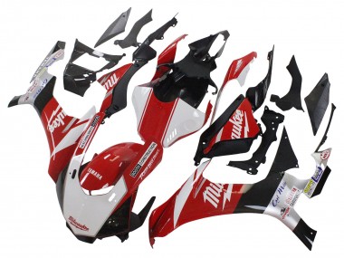 Purchase 2015-2019 White Red Black Milwaukee Yamaha YZF 1000 R1 Motorcycle Fairing UK