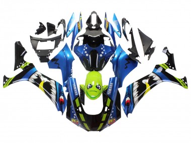 Purchase 2020-2025 Blue Green Black Shark Yamaha YZF 1000 R1 Motorcycle Fairings UK