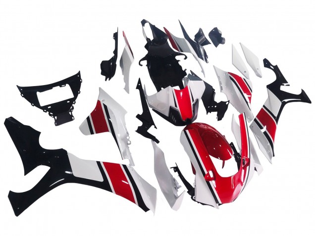 Purchase 2020-2025 White Red Glossy Black Yamaha YZF 1000 R1 Motorcycle Fairing UK