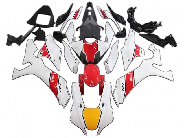 Purchase 2020-2025 White Red Yellow Yamaha YZF 1000 R1 Motorcycle Fairings UK