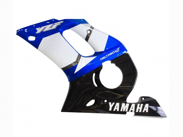 Purchase 1998-2002 White Blue Glossy Black Yamaha YZF 600 R6 Motorcycle Fairings UK