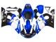 Purchase 1998-2002 White Blue Glossy Black Yamaha YZF 600 R6 Motorcycle Fairings UK