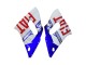 Purchase 1998-2002 White Blue Red Fiat 99 Yamaha YZF 600 R6 Motorcycle Fairings UK