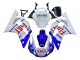 Purchase 1998-2002 White Blue Red Fiat 99 Yamaha YZF 600 R6 Motorcycle Fairings UK