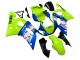 Purchase 1998-2002 Neon Green Blue White Champions Yamaha YZF 600 R6 Motorcycle Fairings UK