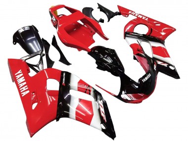 Purchase 1998-2002 Red White Glossy Black Yamaha YZF 600 R6 Motorcycle Fairing UK