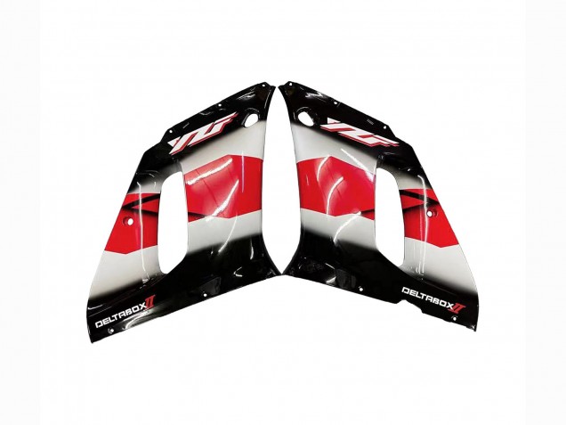 Purchase 1998-2002 Red White Glossy Black Yamaha YZF 600 R6 Motorcycle Fairing UK