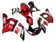 Purchase 1998-2002 Red White Glossy Black Yamaha YZF 600 R6 Motorcycle Fairings UK