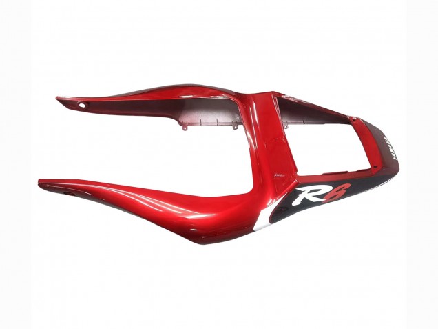 Purchase 1998-2002 Red White Glossy Black Yamaha YZF 600 R6 Motorcycle Fairings UK