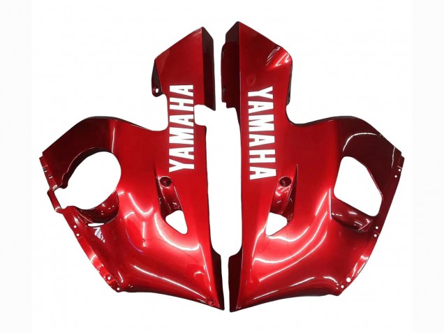 Purchase 1998-2002 Red White Glossy Black Yamaha YZF 600 R6 Motorcycle Fairings UK