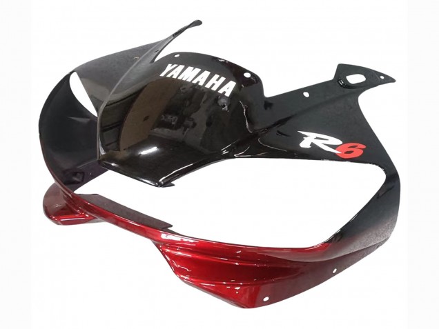 Purchase 1998-2002 Red White Glossy Black Yamaha YZF 600 R6 Motorcycle Fairings UK