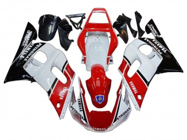 Purchase 1998-2002 White Red Black Petronas Yamalube 50th Yamaha YZF 600 R6 Motorcycle Fairings UK