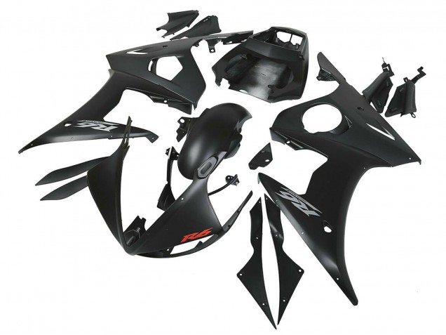 Purchase 2003-2004 Matte Black Yamaha YZF R6 Motorcycle Fairings UK