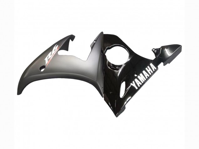 Purchase 2006-2009 Glossy Black Matte Black White Decals Yamaha YZF R6S Motorcycle Fairings UK